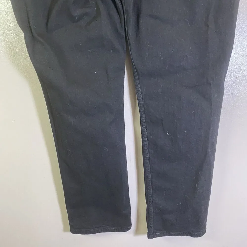 Levi's 511 Slim Fit Jeans Mens 38x30  Black Denim Tapere